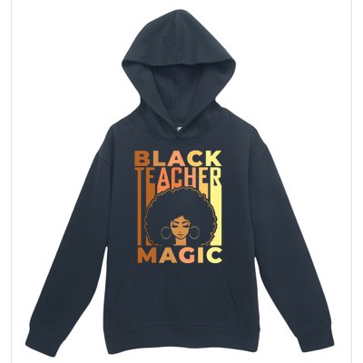 Black Teacher Magic Black History Month Melanin Urban Pullover Hoodie