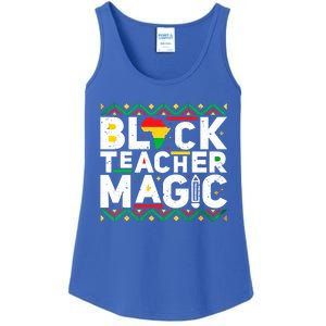 Black Teacher Magic Tee Teacher Black History Month Cute Gift Ladies Essential Tank