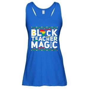 Black Teacher Magic Tee Teacher Black History Month Cute Gift Ladies Essential Flowy Tank