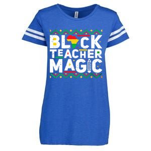 Black Teacher Magic Tee Teacher Black History Month Cute Gift Enza Ladies Jersey Football T-Shirt