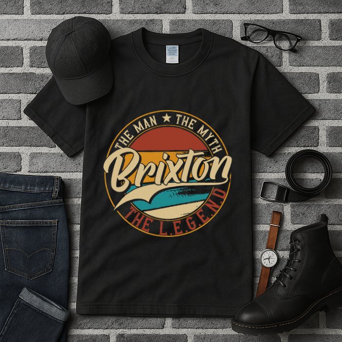 Brixton The Man The Myth The Legend Tall T-Shirt