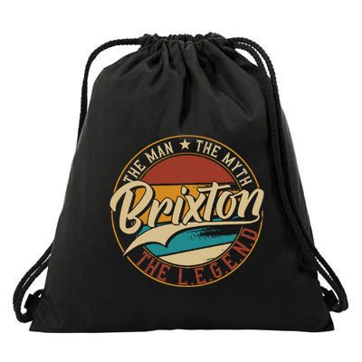 Brixton The Man The Myth The Legend Drawstring Bag