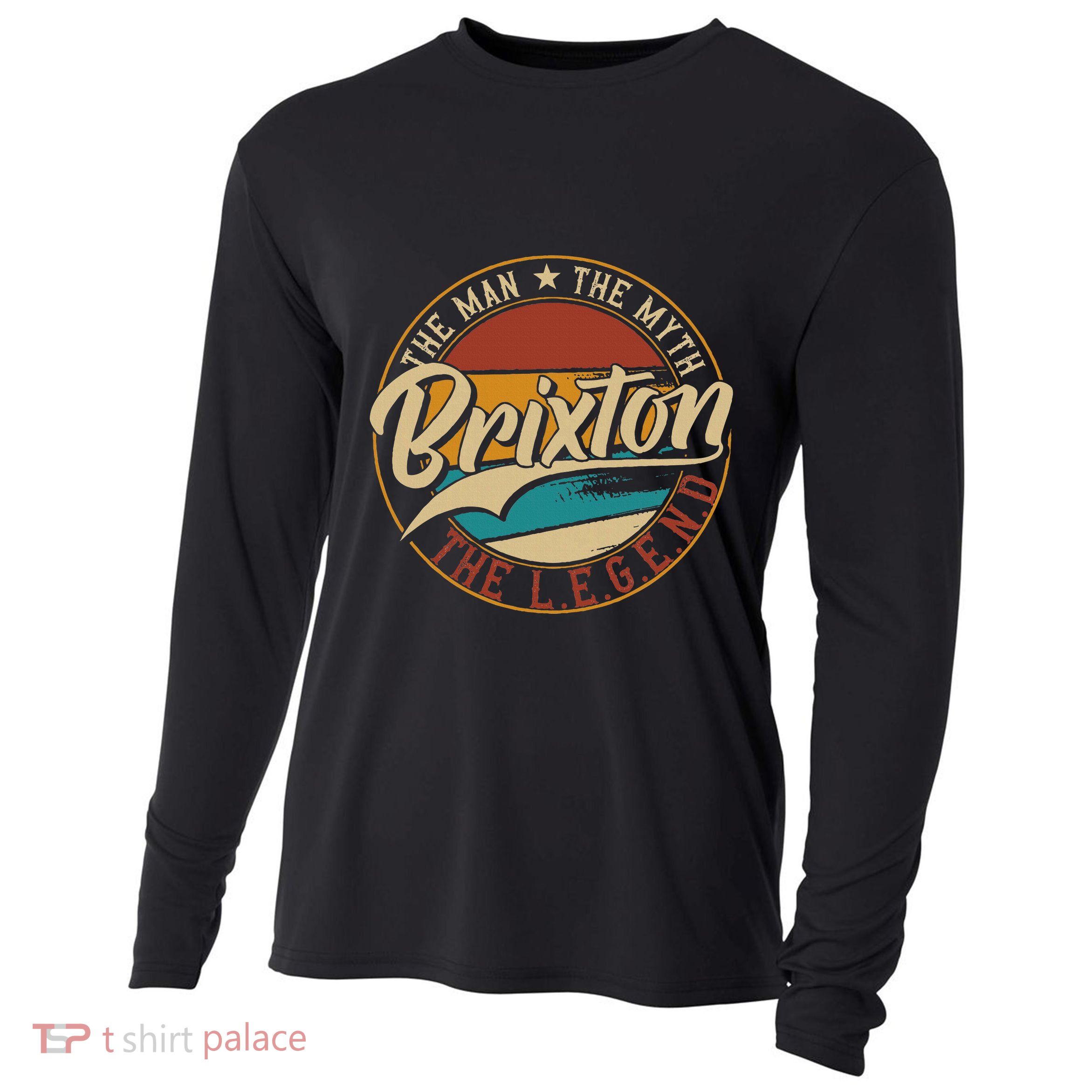 Brixton The Man The Myth The Legend Cooling Performance Long Sleeve Crew