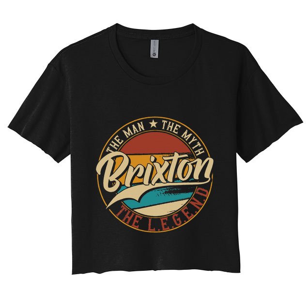 Brixton The Man The Myth The Legend Crop Top