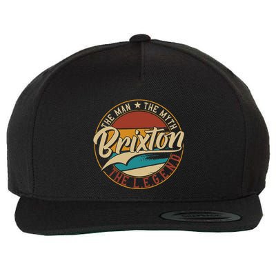 Brixton The Man The Myth The Legend Wool Snapback Cap