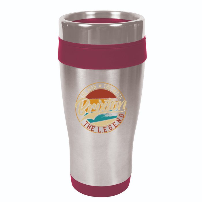 Brixton The Man The Myth The Legend 16oz Travel Tumbler