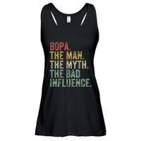 Bopa The Man The Myth The Bad Influence Funny Dad Joke Ladies Essential Flowy Tank