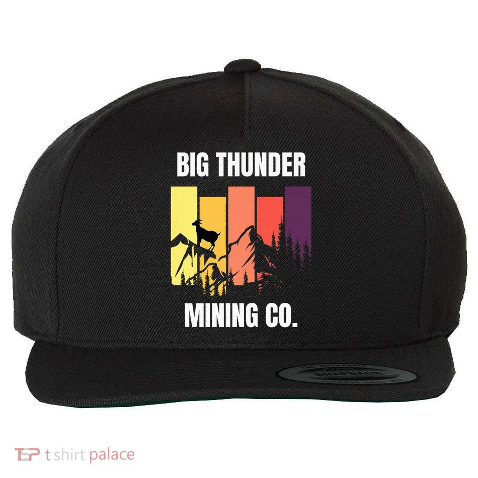 Big Thunder Mining Wool Snapback Cap