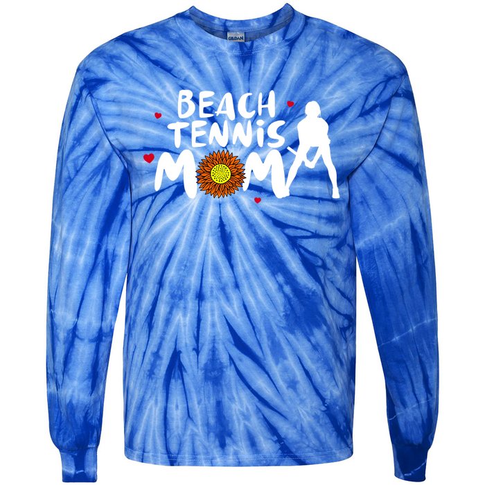 Beach Tennis Mom Funny Gift For Beach Tennis Mom Gift Tie-Dye Long Sleeve Shirt