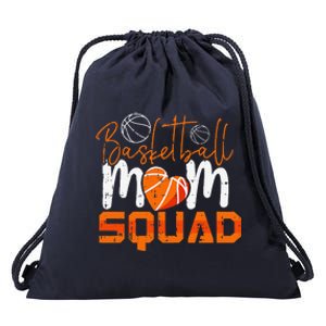 Basketball Team Mom Mothers Day Retro Player Mama Momma Drawstring Bag