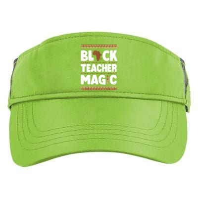 Black Teacher Magic Teacher Black History Month Adult Drive Performance Visor