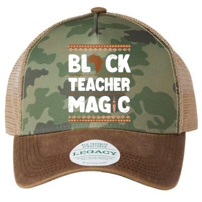 Black Teacher Magic Teacher Black History Month Legacy Tie Dye Trucker Hat