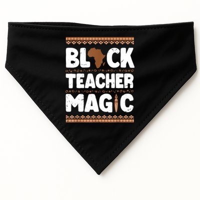 Black Teacher Magic Teacher Black History Month USA-Made Doggie Bandana