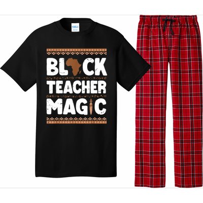 Black Teacher Magic Teacher Black History Month Pajama Set