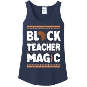 Black Teacher Magic Teacher Black History Month Ladies Essential Tank