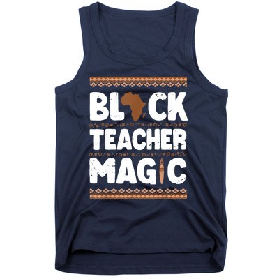 Black Teacher Magic Teacher Black History Month Tank Top