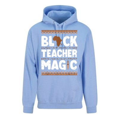 Black Teacher Magic Teacher Black History Month Unisex Surf Hoodie