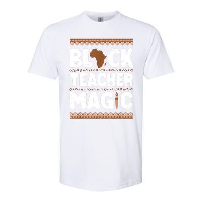 Black Teacher Magic Teacher Black History Month Softstyle CVC T-Shirt