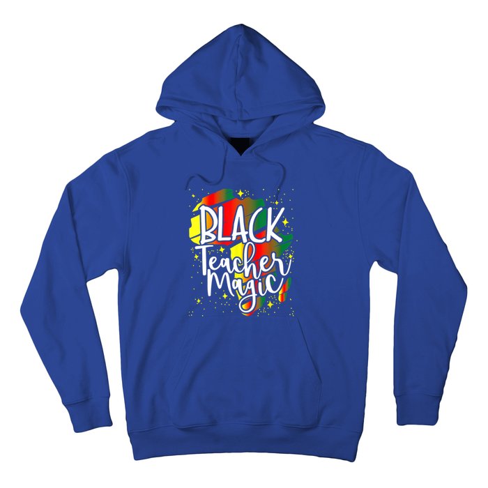 Black Teacher Magic Teacher Black History Month Funny Gift Hoodie