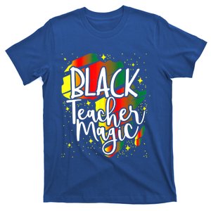 Black Teacher Magic Teacher Black History Month Funny Gift T-Shirt