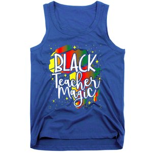 Black Teacher Magic Teacher Black History Month Funny Gift Tank Top