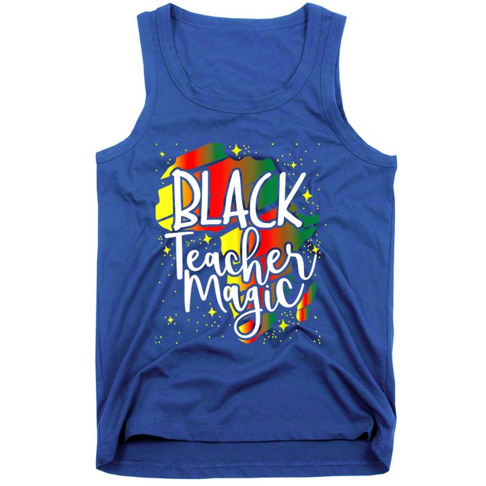 Black Teacher Magic Teacher Black History Month Funny Gift Tank Top