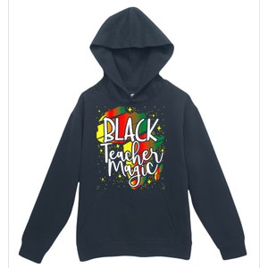 Black Teacher Magic Teacher Black History Month Funny Gift Urban Pullover Hoodie