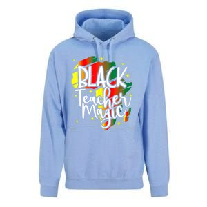 Black Teacher Magic Teacher Black History Month Funny Gift Unisex Surf Hoodie