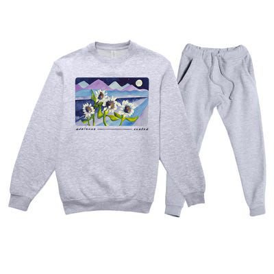 Big Thief Mema Mooowers Premium Crewneck Sweatsuit Set