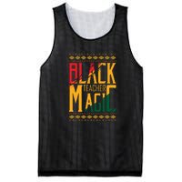 Black Teacher Magic Black History Month Gift Mesh Reversible Basketball Jersey Tank