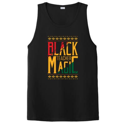 Black Teacher Magic Black History Month Gift PosiCharge Competitor Tank