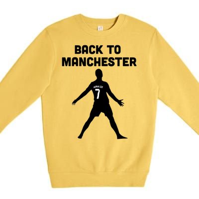 Back To Manchester Ronaldo 7 Premium Crewneck Sweatshirt