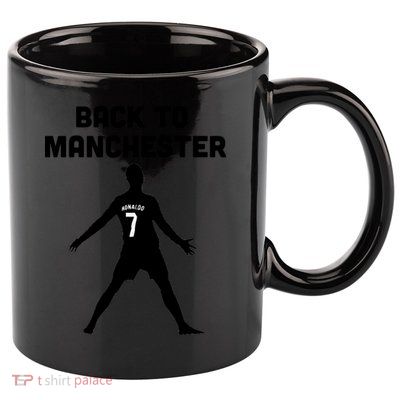 Back To Manchester Ronaldo 7 11oz C Handle Ceramic Mug