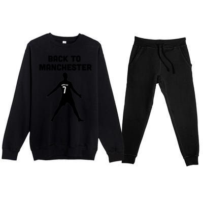 Back To Manchester Ronaldo 7 Premium Crewneck Sweatsuit Set