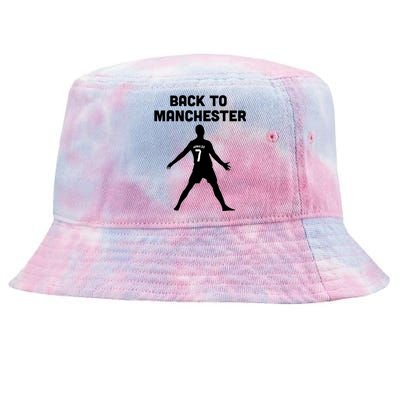 Back To Manchester Ronaldo 7 Tie-Dyed Bucket Hat