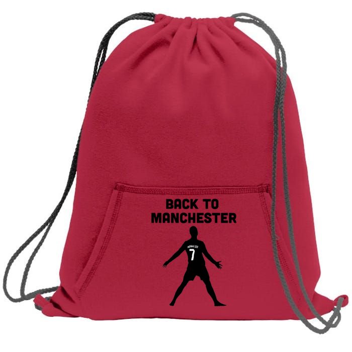 Back To Manchester Ronaldo 7 Sweatshirt Cinch Pack Bag