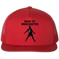 Back To Manchester Ronaldo 7 Flat Bill Trucker Hat