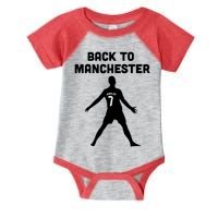 Back To Manchester Ronaldo 7 Infant Baby Jersey Bodysuit