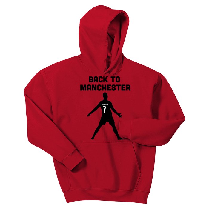 Back To Manchester Ronaldo 7 Kids Hoodie