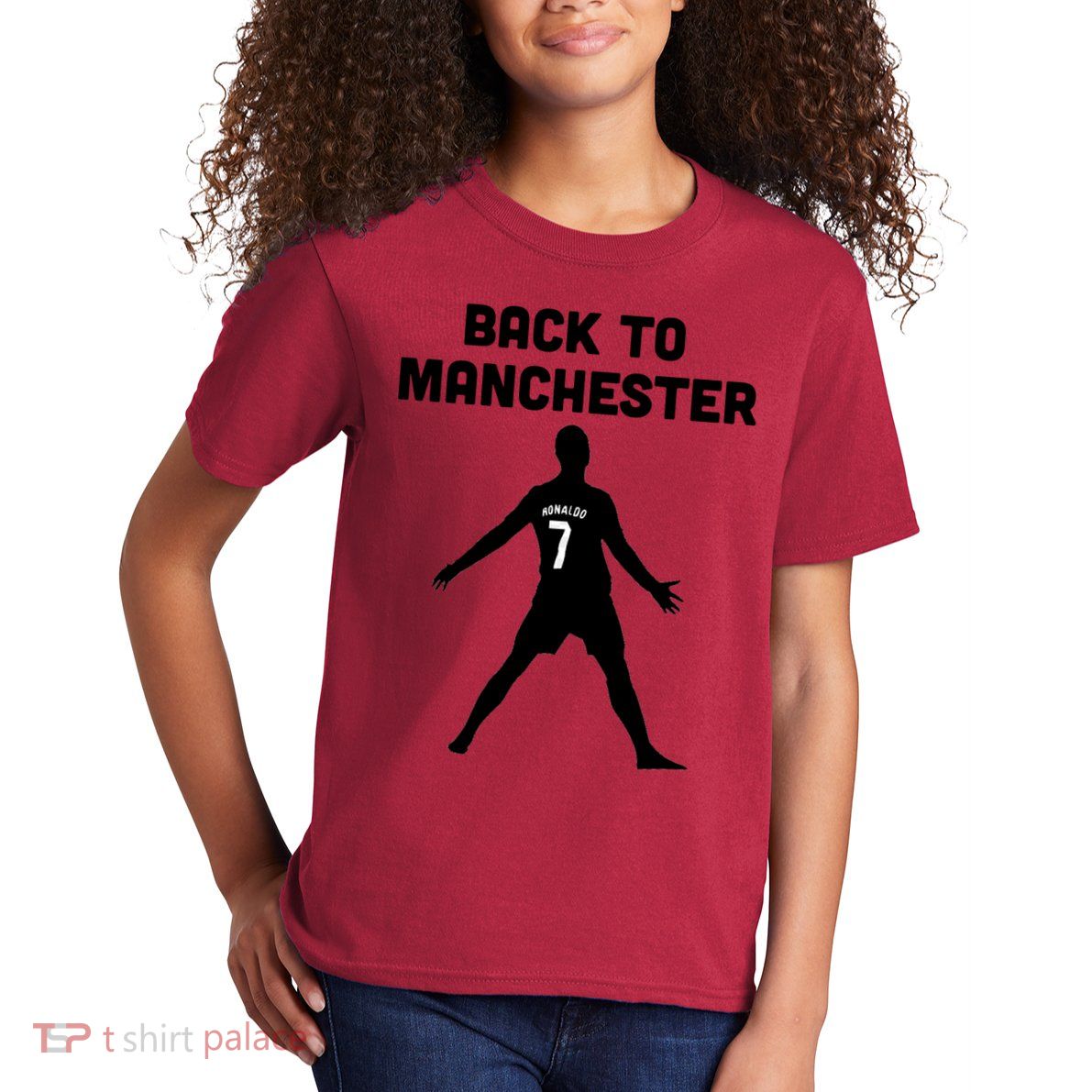Back To Manchester Ronaldo 7 Kids T-Shirt