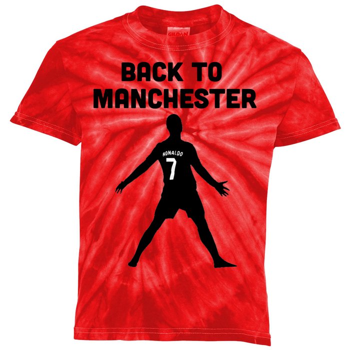 Back To Manchester Ronaldo 7 Kids Tie-Dye T-Shirt