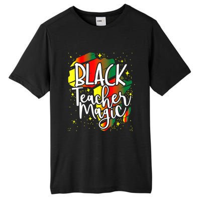 Black Teacher Magic Teacher Black History Month Gift Tall Fusion ChromaSoft Performance T-Shirt