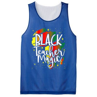 Black Teacher Magic Teacher Black History Month Gift Mesh Reversible Basketball Jersey Tank