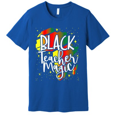 Black Teacher Magic Teacher Black History Month Gift Premium T-Shirt