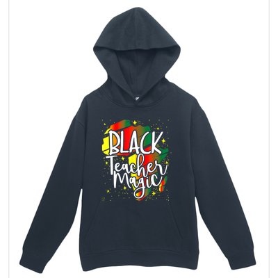 Black Teacher Magic Teacher Black History Month Gift Urban Pullover Hoodie