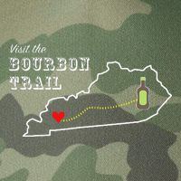 Bourbon Trail Map Kentucky Whiskey Drinking Legacy Tie Dye Trucker Hat