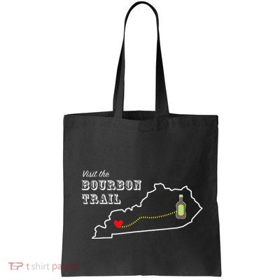 Bourbon Trail Map Kentucky Whiskey Drinking Bag