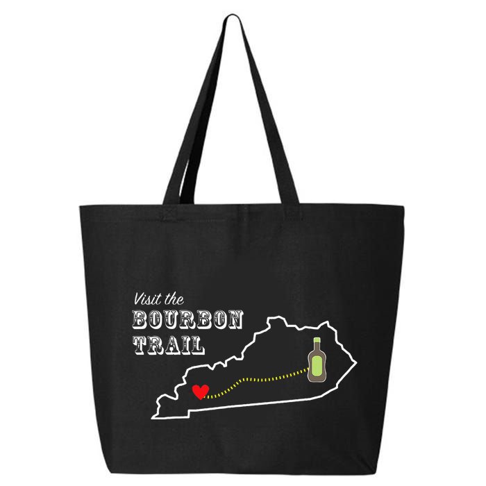 Bourbon Trail Map Kentucky Whiskey Drinking 25L Jumbo Tote