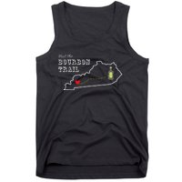 Bourbon Trail Map Kentucky Whiskey Drinking Tank Top