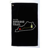 Bourbon Trail Map Kentucky Whiskey Drinking Golf Towel